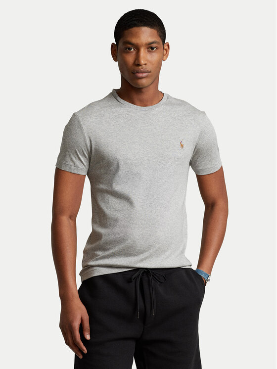 Polo Ralph Lauren Tricou 710740727012 Gri Slim Fit