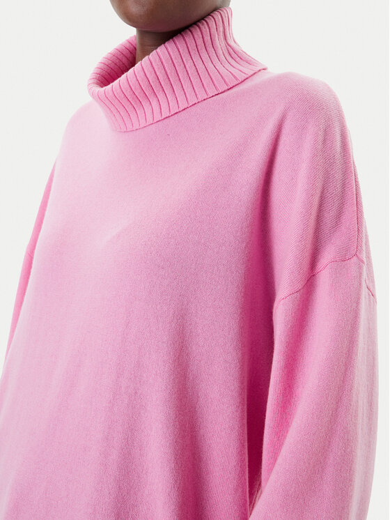 Liu Jo Sport Liu Jo Sport Rollkragenpullover TF5179 MS026 Rosa Regular Fit