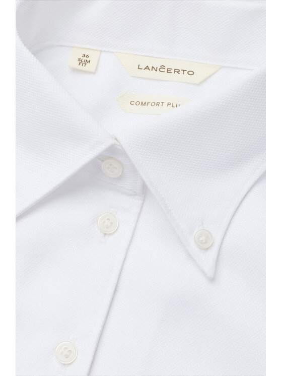 Lancerto Lancerto Koszula Ottavia Slim KO073226000032 Biały Slim Fit