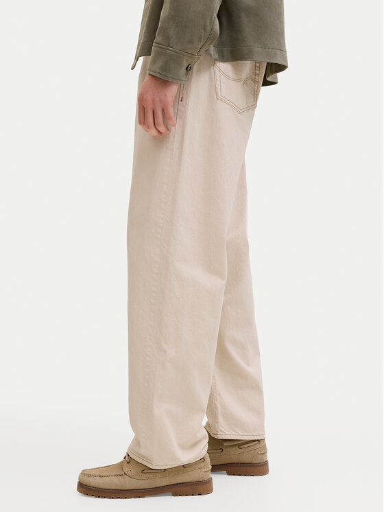 Jack & Jones Jack & Jones Τζιν Alex 12295747 Ανοιχτό μπεζ Baggy Fit