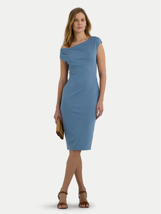 LAUREN RALPH LAUREN Lauren Ralph Lauren Koktel haljina 250933454002 Plava Slim Fit