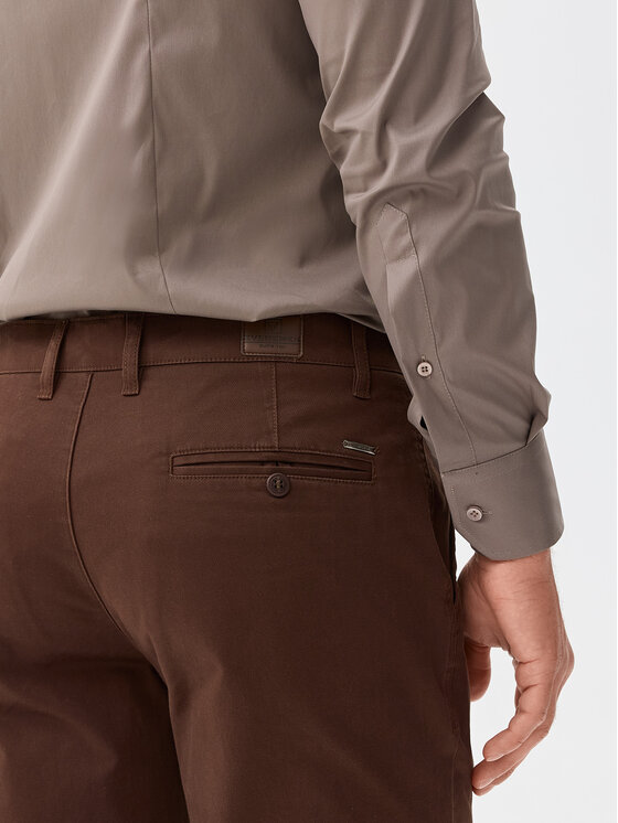 Evenemen Evenemen Koszula Punto G. Riva Caffee Beżowy Slim Fit