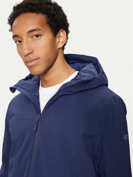 4F 4F Skijacke 4FWAW24TTJAM579 Dunkelblau Regular Fit