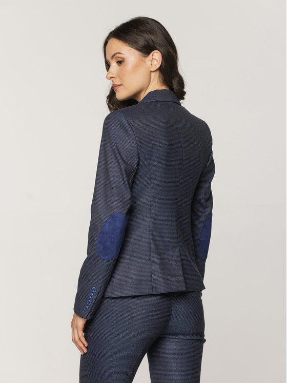 Willsoor Willsoor Marynarka 67900 Granatowy Slim Fit