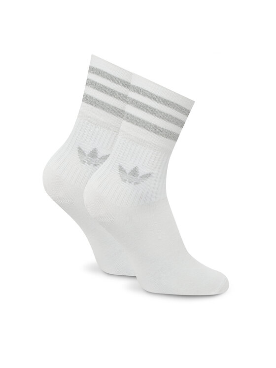 adidas adidas Дълги чорапи Glt Crew HC9561 Бял