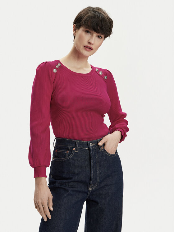 Morgan Morgan Sweater 241-MSUCCES Rózsaszín Regular Fit