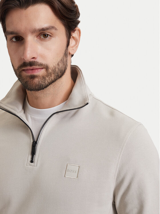 BOSS BOSS Džemperis Zetrust 50468926 Šviesiai smėlinė Regular Fit