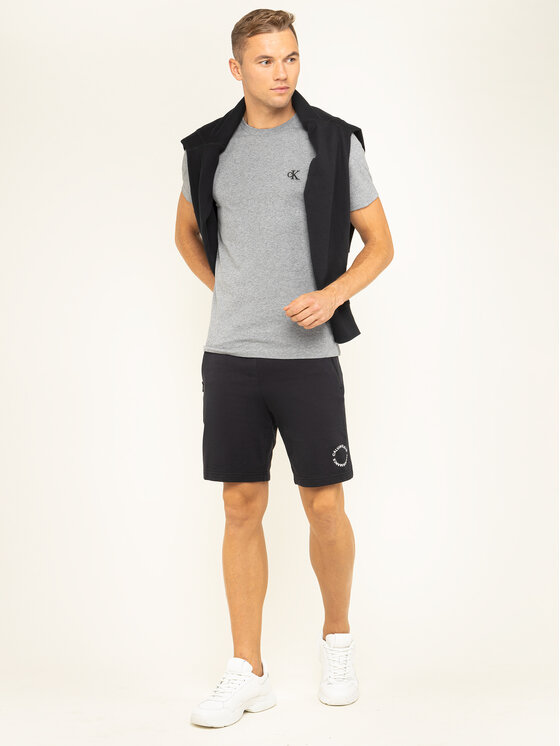 Calvin Klein Performance Calvin Klein Performance Stoffshorts 00GMF9S865 Schwarz Regular Fit