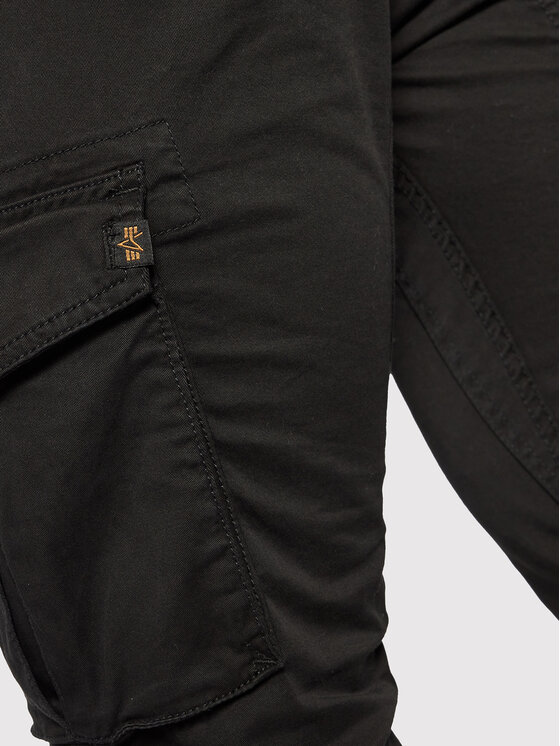 Alpha Industries Alpha Industries Jogger nohavice Twill 116202 Čierna Regular Fit