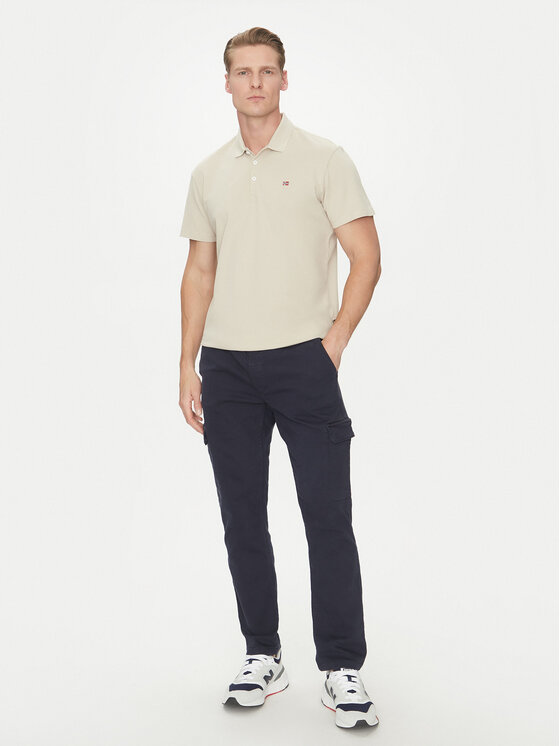 Napapijri Napapijri Polokošeľa Ealis NP0A4H8B Béžová Regular Fit