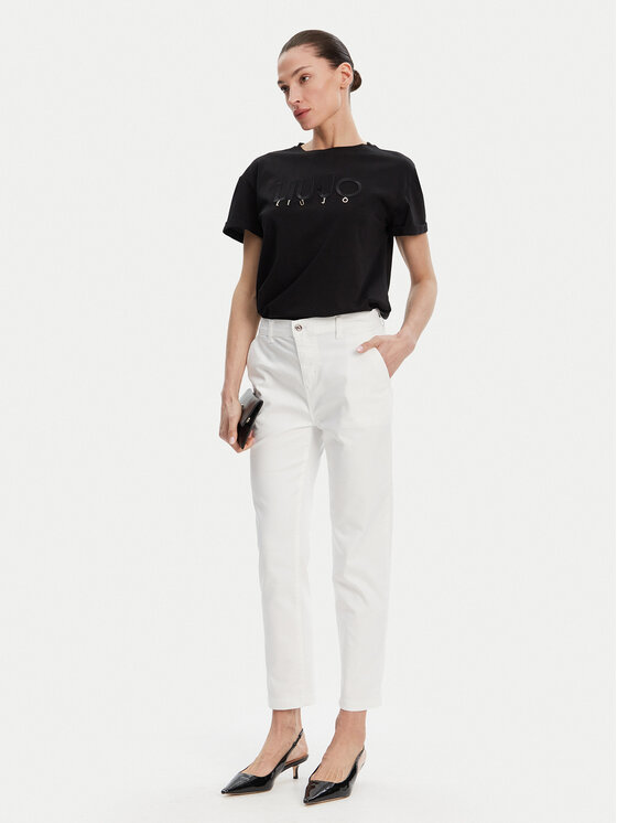 Liu Jo Liu Jo Marškinėliai WA5007 JS923 Juoda Relaxed Fit