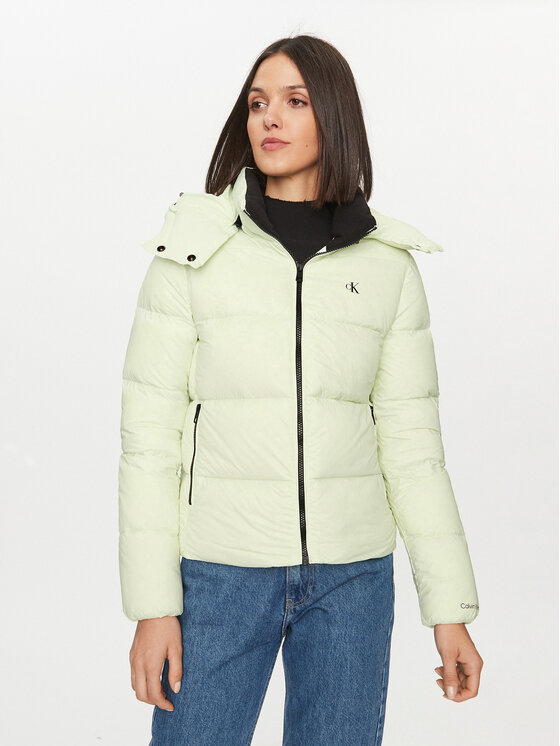 Calvin Klein Jeans Giubbotto piumino Archetype J20J221646 Verde Regular Fit, taglia : M