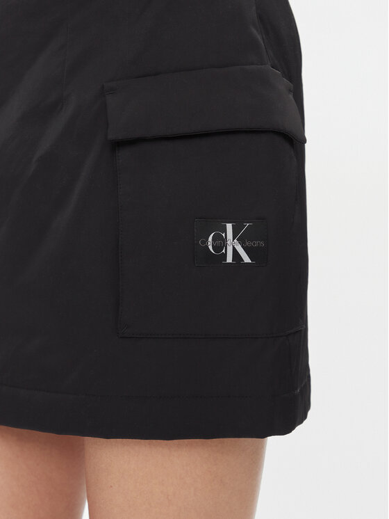 Calvin Klein Jeans Calvin Klein Jeans Cпідниця-міні Light Padded Cargo Skirt J20J222620 Чорний Regular Fit
