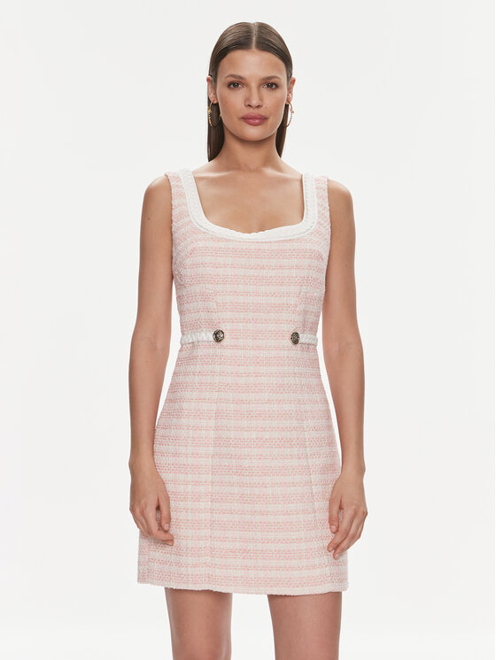 Guess Guess Haljina za svaki dan W4RK16 WFWV2 Ružičasta Bodycon Fit
