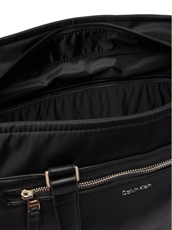 Calvin Klein Calvin Klein Handtasche Ssnl Raised Logo Tote LV04D3502G Schwarz