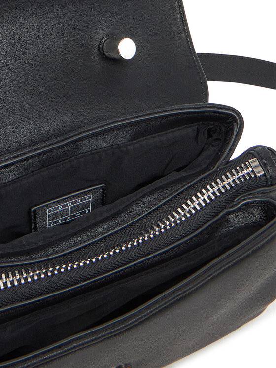 Tommy Jeans Tommy Jeans Borsetta Tjw American Cool Flap Crossover AW0AW17296 Nero