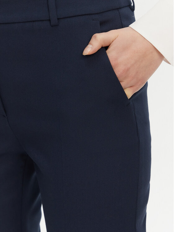 Weekend Max Mara Weekend Max Mara Pantaloni chino Vite 2515131021 Blu scuro Slim Fit
