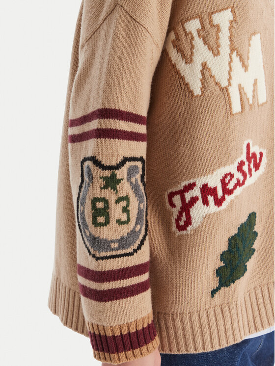 Weekend Max Mara Weekend Max Mara Cardigan Belgio 2525346082 Beige Relaxed Fit