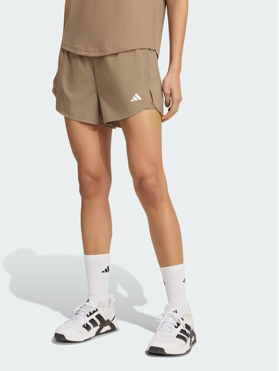 adidas adidas Szorty sportowe 163378 Beżowy Regular Fit