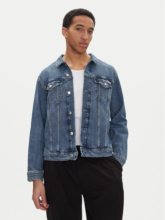 Calvin Klein Jeans Calvin Klein Jeans Geacă de blugi J30J327588 Albastru Slim Fit