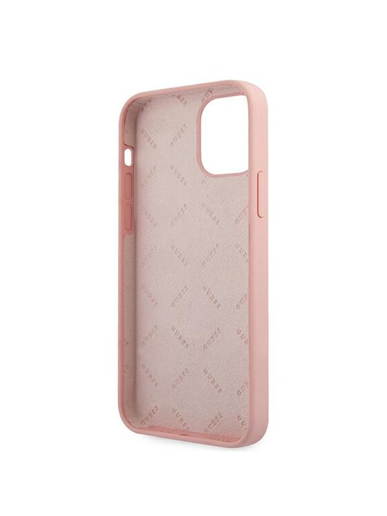 Guess Guess Etui na telefon iPhone 12 Pro Max Różowy