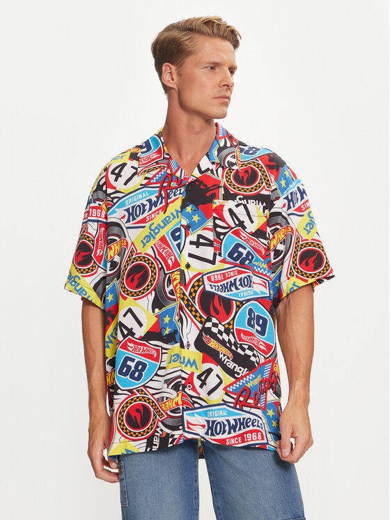 Wrangler Košeľa Hot Wheels 112357912 Farebná Relaxed Fit