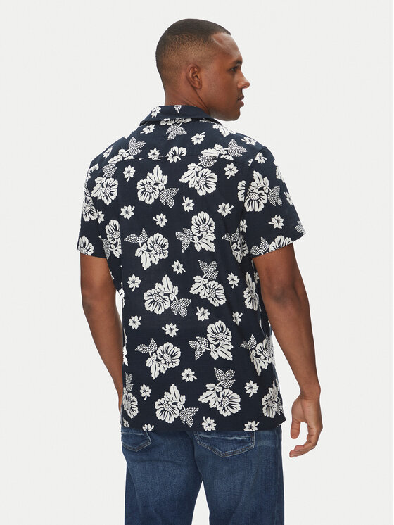 Tommy Jeans Tommy Jeans Πουκάμισο DM0DM21351 Σκούρο μπλε Regular Fit