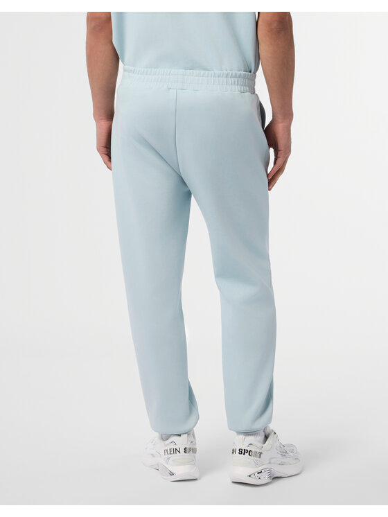 Plein Sport Plein Sport Spodnie dresowe 29090 Niebieski jasny Jogger Fit