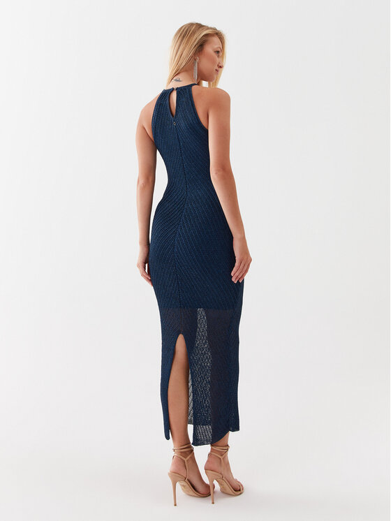Guess Guess Φόρεμα καθημερινό W3YK93 R24F0 Σκούρο μπλε Slim Fit