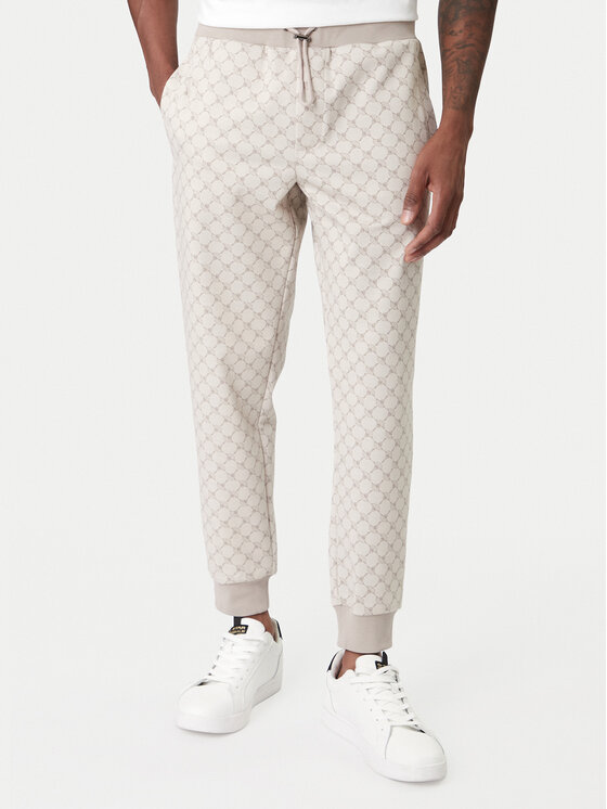 JOOP! JOOP! Παντελόνι φόρμας Eliton 30100509 Κρεμ Regular Fit