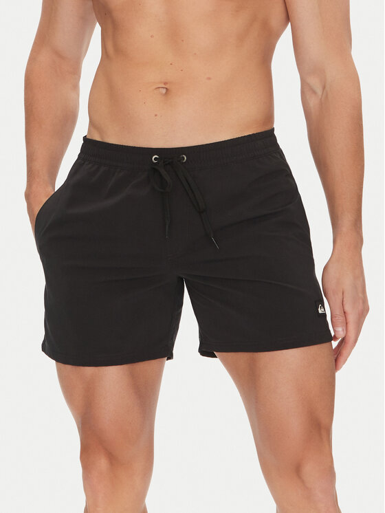 Quiksilver Quiksilver Plavecké šortky Everyday Solid Volley EQYJV04120 Černá Regular Fit