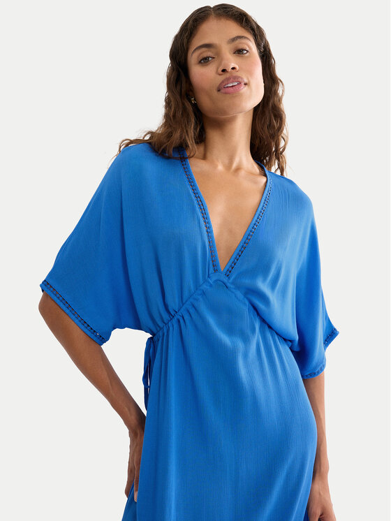 Triumph Triumph Pludmales kleita Beach MyWear 10226462 Zils Relaxed Fit