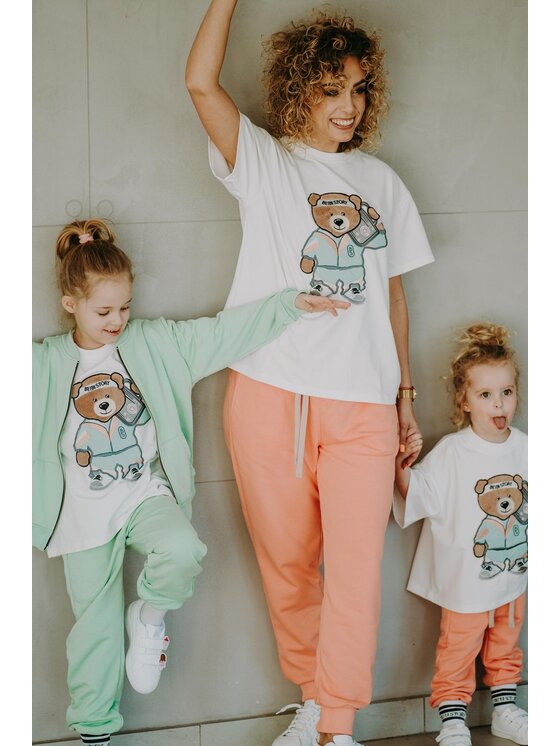 Bejbi Story Bejbi Story T-Shirt T-shirt oversize Funky Teddy Écru Oversize