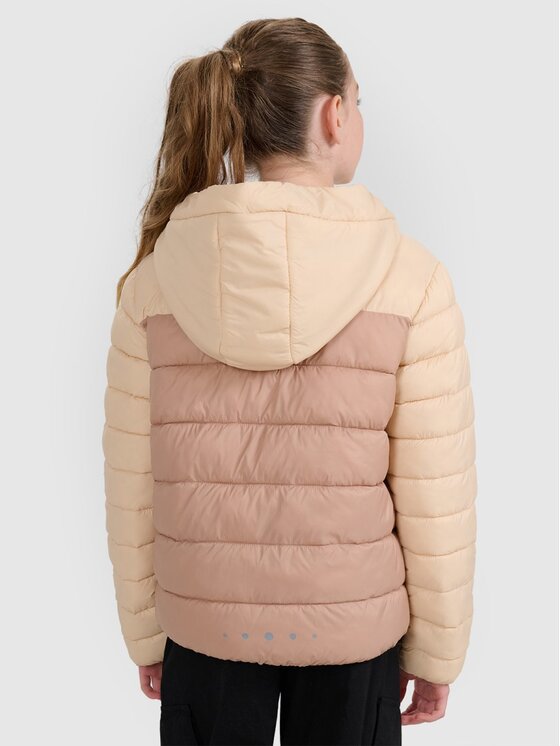 4F 4F Giubbotto piumino 4FJRAW25TDJAF0771-83S Marrone Regular Fit