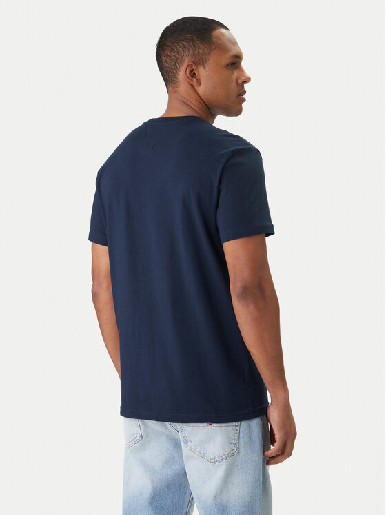Tommy Jeans Tommy Jeans T-krekls DM0DM22539 Tumši zils Regular Fit
