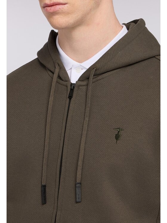 Trussardi Trussardi Felpa G8068000028N035 Verde Regular Fit