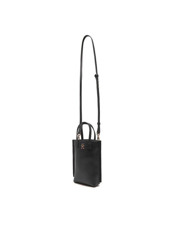 Tommy Hilfiger Tommy Hilfiger Torebka na telefon Th Distinct Phone Pouch AW0AW17402 Czarny