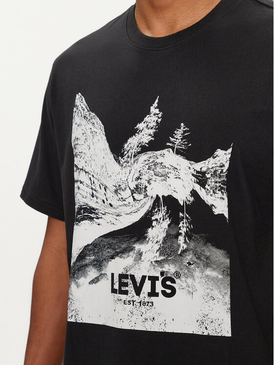 Levi's® Levi's® Tricou 16143-1370 Negru Relaxed Fit