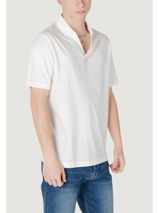 Armani Exchange Armani Exchange Polo XM000492 AF10364 Bianco Casual Fit