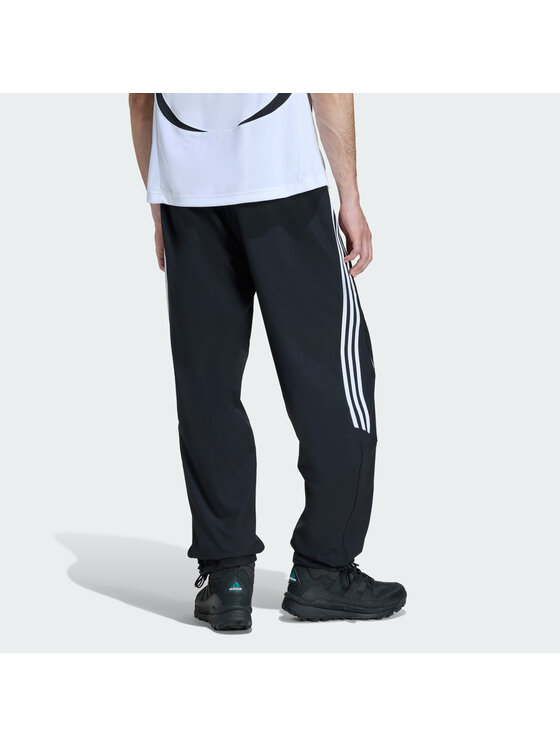 adidas adidas Spodnie materiałowe 152583 Czarny Loose Fit