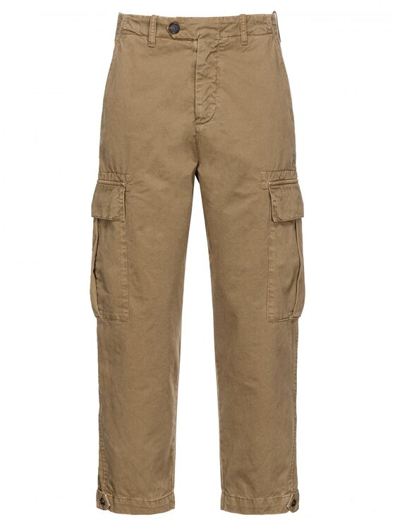 PINKO PINKO Pantaloni chino 103856-a20o-l06 Marrone Regular Fit