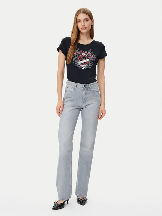 Morgan Morgan Tricou 251-DREBEL Negru Regular Fit