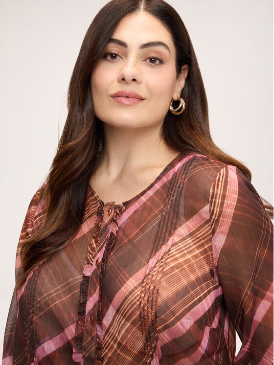 Fiorella Rubino Fiorella Rubino Koszula 5028T001568N0V2 Brązowy Regular Fit