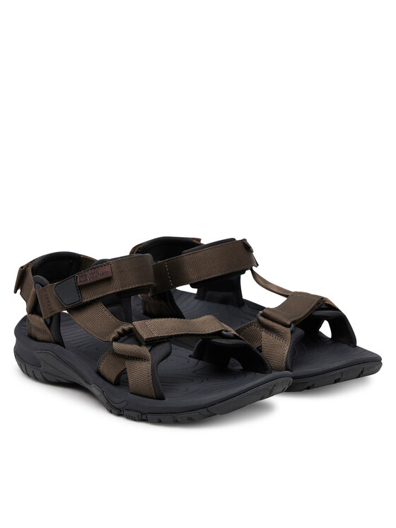 Jack Wolfskin Jack Wolfskin Sandały Lakewood Ride Sandal M 4019021 Brązowy