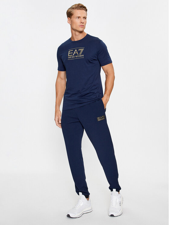 EA7 Emporio Armani EA7 Emporio Armani T-särk 6RPT19 PJM9Z 1554 Tumesinine Regular Fit