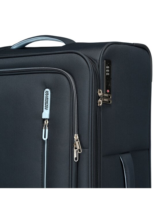 American Tourister American Tourister Walizka średnia 326426 Błękitny
