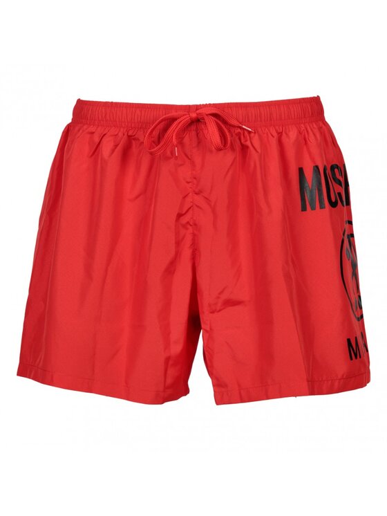 MOSCHINO Underwear & Swim MOSCHINO Underwear & Swim Plavecké šortky V6 103 5989 Červená Regular Fit