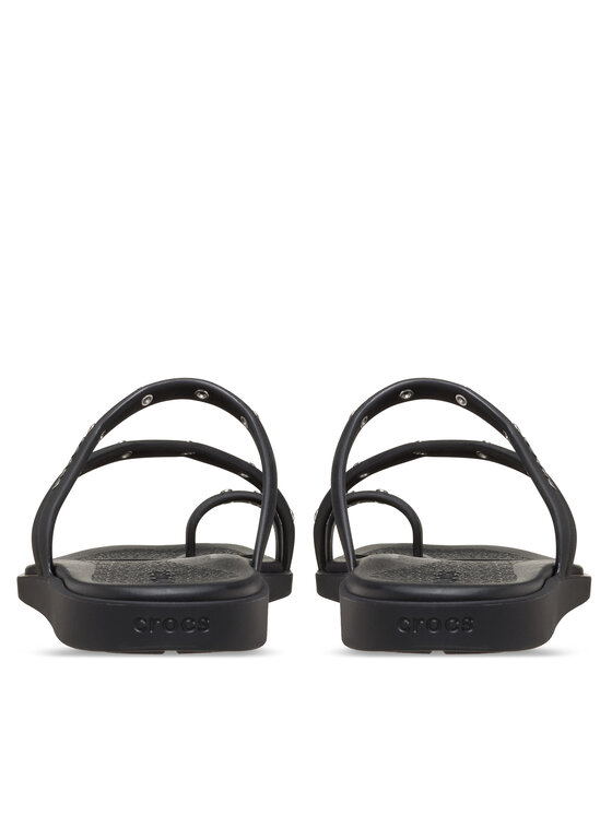 Crocs Crocs Zehentrenner Miami Studded Toe Loop Sandal 211447 Schwarz