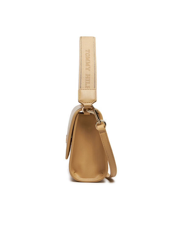 Tommy Hilfiger Tommy Hilfiger Ročna torba Th Monotype Shoulder Bag AW0AW16162 Bež