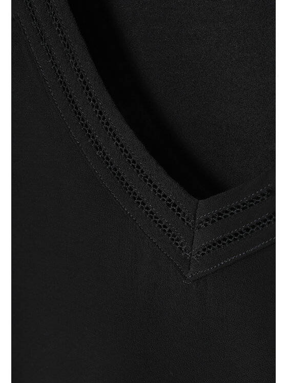 TATUUM TATUUM Blúzka MORO Čierna Loose Fit